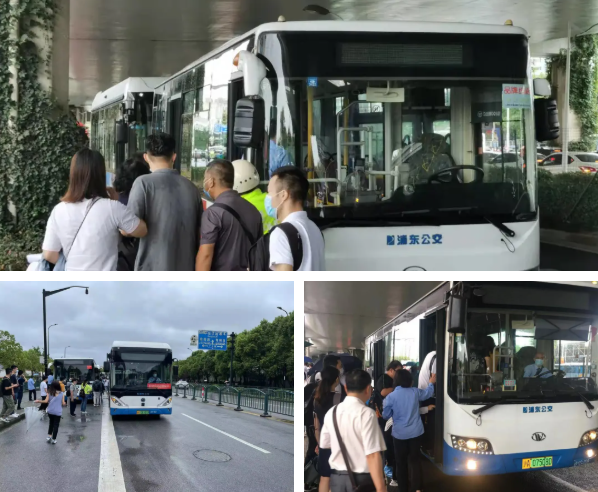 “燦都”來襲，浦東公交140輛車應急執行配套軌交停運接駁輸運任務(圖3)