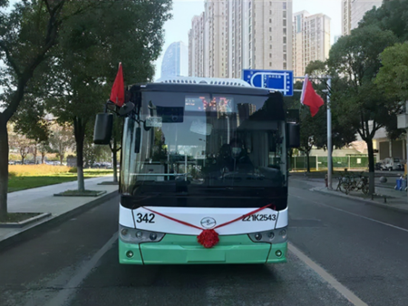 “小塊頭，大能量” 武漢街頭上新“漢產”純電動公交車(圖1)